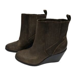 Lucky Brand Wilano Womens Boots Brown Leather Size 9.5M